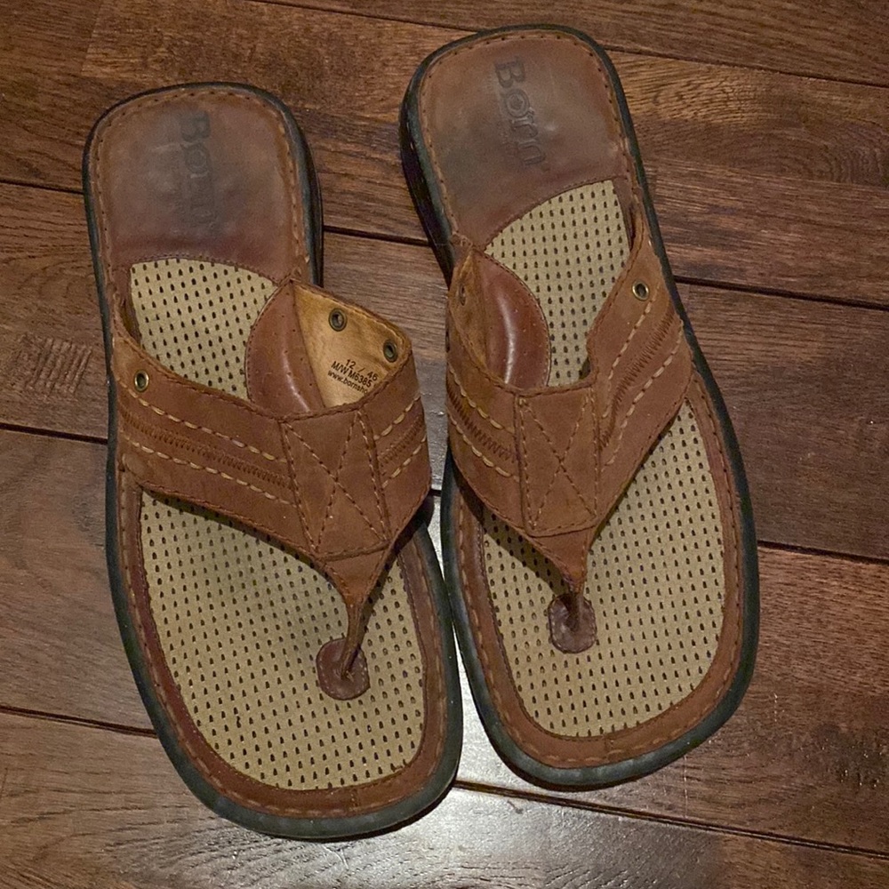 Born Leather Flip Flops